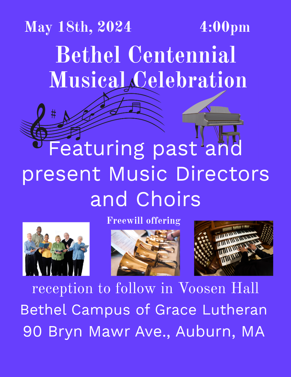 Bethel Centennial Concert Flyer 4